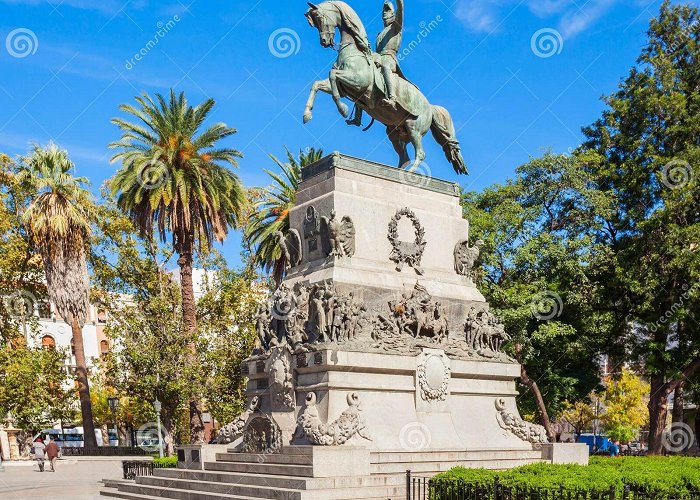 San Martin Square Plaza San Martin, Cordoba stock image. Image of america - 189537933 photo