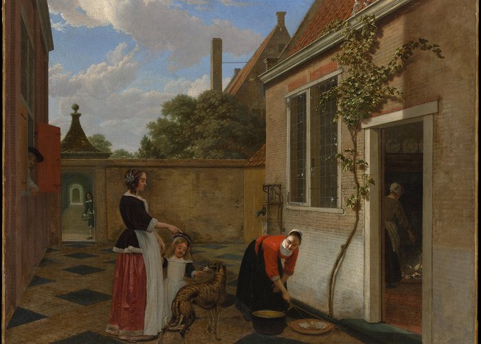 Museum Oud Overschie de Hoop Ludolf de Jongh | Scene in a Courtyard | The Metropolitan Museum ... photo