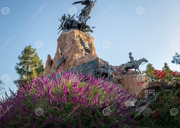 General San Martin Park Army of the Andes Monument in Cerro De La Gloria at General San ... photo