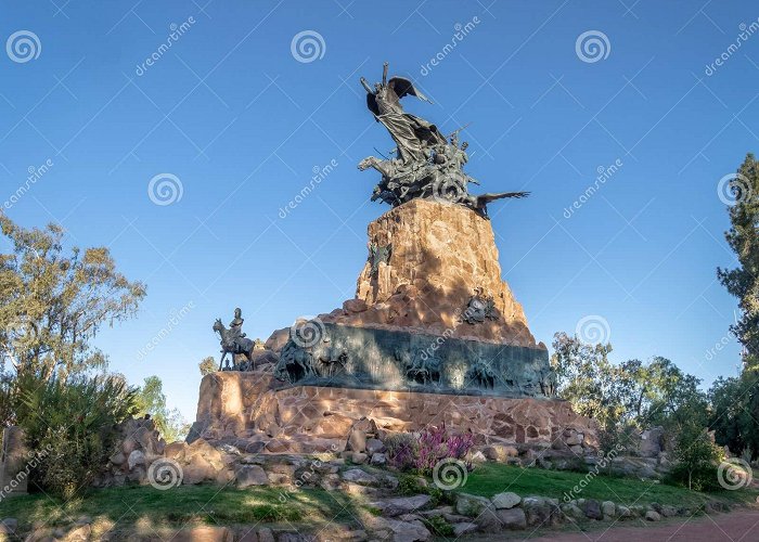 General San Martin Park Army of the Andes Monument in Cerro De La Gloria at General San ... photo