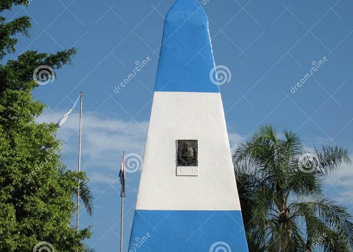 Tri-Border Landmark Obelisk at Triple Fronteir Landmark, Argentina Stock Photo - Image ... photo