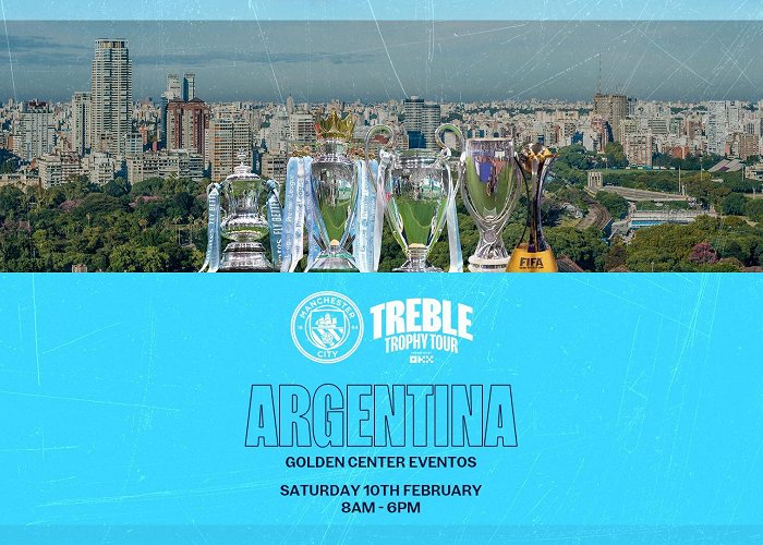 Golden Center Treble Trophy Tour heads to Buenos Aires photo