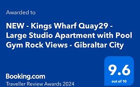 Kings Wharf Quay29 - Large Studio Apartment With 3 Pools - Gym - Rock Views - Holiday And Short Let Apartments In גיברלטר Exterior photo