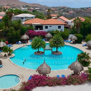וילמסטאד Tropical Bungalow In Seru Coral Resort Curacao With Beautiful Gardens, Privacy And Large Pool Exterior photo