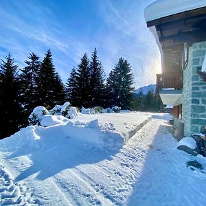 הוילה Chalet Wulli In Der Naehe Der Skianlagen סבונין Exterior photo