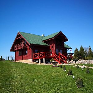 Migiskiai Lake House Villa Pas Eugenija Exterior photo