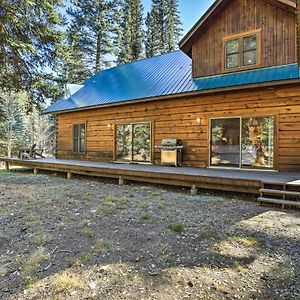 הוילה Bayfield Cabin With Wraparound Deck And Fire Pit Exterior photo