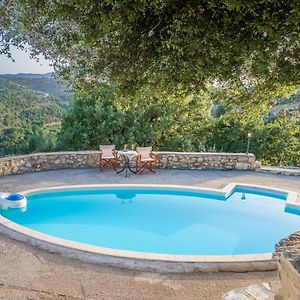 Ano Valsamoneron Stone Built Private Villa Limeri With Pool, Bbq & Shaded Patio Exterior photo
