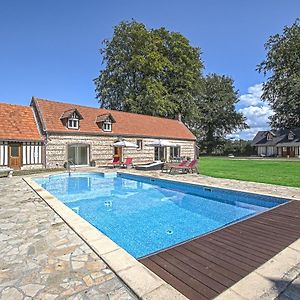 Écrainville Clos Celeste - Campagne D Etretat Avec Piscine Et Spa Exterior photo