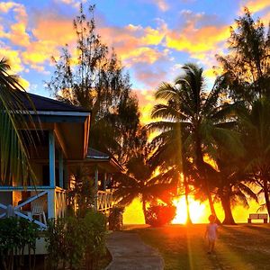 אמורי Sunny Beach Bungalows - Aitutaki Exterior photo