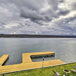 המונדספורט Charming Home On Keuka Lake With Dock And Fire Pit! Exterior photo