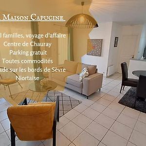 הוילה - Maison Capucine- Proche Centre D'Affaire Chauray, Jardin, Parking, Wifi Et Netflix, Ideal Voyage D'Affaire, Familles, Ou Simple Escapade Exterior photo