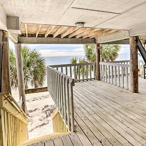 Panacea Waterfront Escape With Balcony On Shell Point Beach! Exterior photo