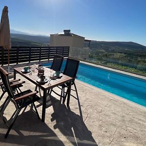 Epano Vathia Brand New Villa Plyto - Amazing Views - Heated Pool Exterior photo