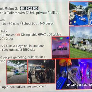 באייאן לפאס 60Pax 9Br Villa Kids Swimming Pool, Ktv, Bbq N Pool Tables Near Spice Arena Penang 9800 Sqft Exterior photo