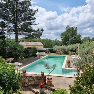 הוילה Saint-Laurent-de-Carnols Gite Avec Piscine Au Coeur De La Vallee De La Ceze Exterior photo