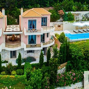 Vóvikes Elli'S Villas Complex In Petani Beach! Majestic Wide Angle Sea Views Along Petani Beach! Exterior photo