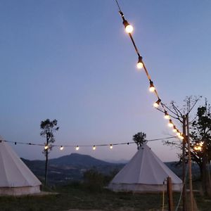 Ortezzano Bell Tent In The Vineyard With Spectacular View Exterior photo