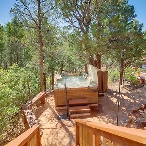 הוילה Pine Chic Arizona Retreat With Hot Tub, Fire Pit And Deck! Exterior photo