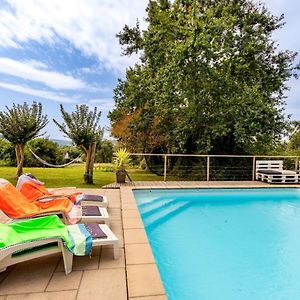 הוילה Salies-de-Béarn La Belle Salisienne - Maison Vue Montagne Et Piscine Exterior photo