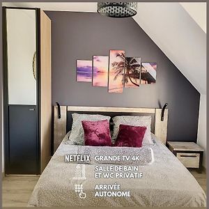 Compiègne Chambre Reve - Sdb Wc Privatif - Entree Autonome - Grande Tv Netflix Exterior photo