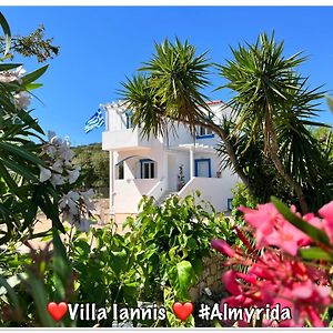 Villa Iannis In Almyrida Slechts 350M Van Het Strand - Auto Huren Niet Nodig - Gratis Samariakloof Exterior photo