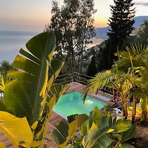 גרימלדי Modern Seaview Villa With Pool Above Monaco Exterior photo