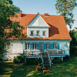 Luckow  Pommernhaus Forsthaus Rieth Am See, Sauna, Kamin, Ruderboot Exterior photo