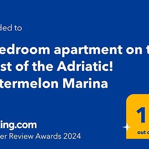 2 Bedroom Apartment On The Coast Of The Adriatic! Watermelon מרינה Exterior photo
