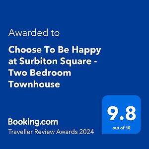 קינגסטון Choose To Be Happy At Surbiton Square - Two Bedroom Townhouse Exterior photo