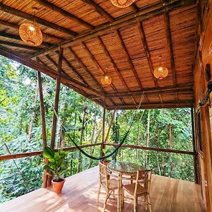 הוילה אוחוצ'אל Yogachal Vista Mar Bamboo House In The Jungle Exterior photo