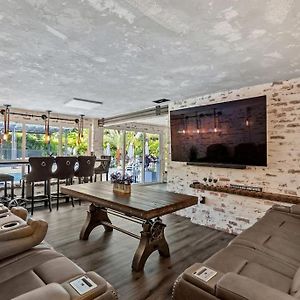 מיאמי Villa With Outdoor Sauna, Outdoor Bar And Pergola With Games Exterior photo