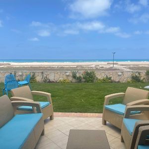 Dawwar Aba Mahrus Stunning Beachfront Villa On North Coast Mediterranean Exterior photo