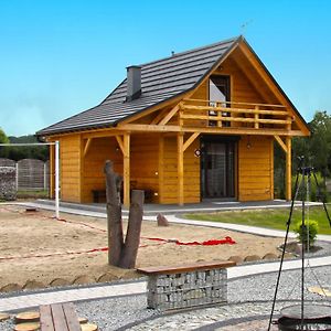 Lubrza  A Wooden Eco Friendly House By The Goszcza Lake Living Room 2 Bedrooms Exterior photo