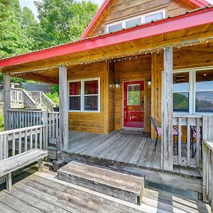 הוילה Fancy Gap Warm And Cozy Cabin With Deck On Top Of The Blue Ridge Exterior photo