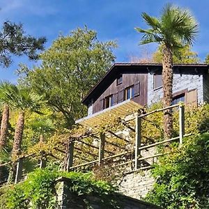 הוילה Mergoscia Freistehendes Chalet Mit Pool Und Garten Exterior photo