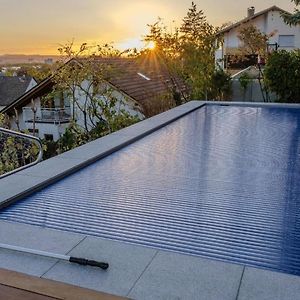 הוילה וייל אם ריין Luxurioses Haus Mit Pool, Nahe Schweizer Grenze Exterior photo