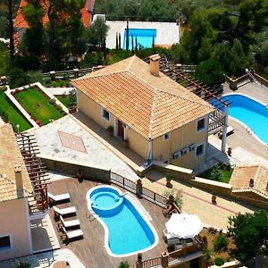 טרולוס Dreamy Villa Jasmine With Private Pool In Skiathos Exterior photo