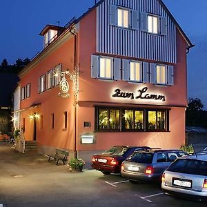 מלון Lauda-Königshofen Gaestehaus Zum Lamm Exterior photo