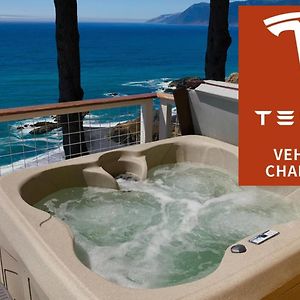 דירות Gorgeous Oceanview, By Oceanviewhottubs Oceanfront! Shelter Cove, Ca Tesla Ev Station Exterior photo