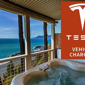 דירות Amazing Oceanview, Oceanfront! By Oceanviewhottubs Shelter Cove, Ca Tesla Ev Station Exterior photo