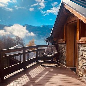 הוילה La Plagne-Tarentaise Cocon A La Vue Imprenable ! Exterior photo