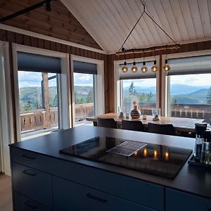 הוילה Cabin With An Amazing View At Lifjell Exterior photo