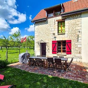 הוילה Anneville-Ambourville Maison Normande Au Bord De Seine, Le Verger De Pacome Exterior photo