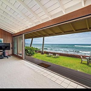 האלאיווה Fronting Oceanfrontview 3 Bedroom 3 Bathroom Residence On Oahus North Laniakea Beach Exterior photo