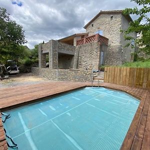 הוילה Maison En Pierre Avec Piscine Privative Pour 8 Pers. A Vallon-Pont-D'Arc - Fr-1-382-206 Exterior photo