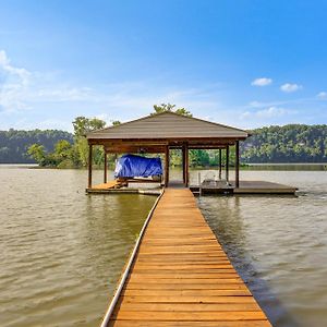 Rogersville Lakefront Athens Home Game Room, Deck And Boat Dock Exterior photo