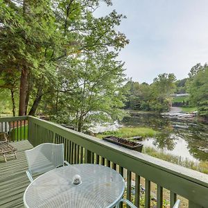 Weare Rustic Waterfront Cottage With Fire Pit And Kayaks Exterior photo