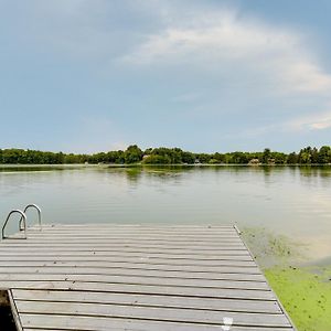 Chetek Spacious Lakefront New Auburn Home With Sunroom Exterior photo