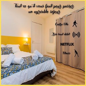 מלון Chambre Yellow Hypercentre Roubaix Calme Fibre Exterior photo